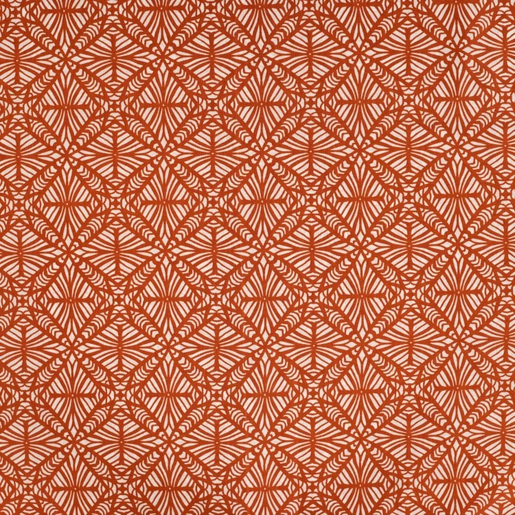 Baumwoll Voile Enjoy Copper Coast Stars, terracotta