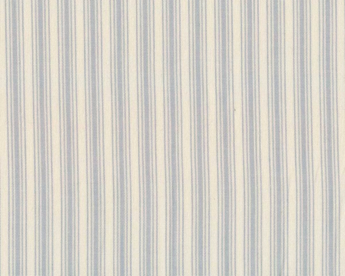Baumwoll-Webstoff NORDSÖ, Streifen, creme-hellblau