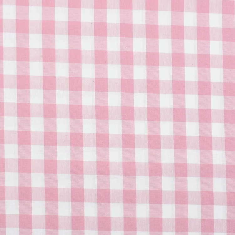 Baumwoll Zefir Karo 17 mm, rosa