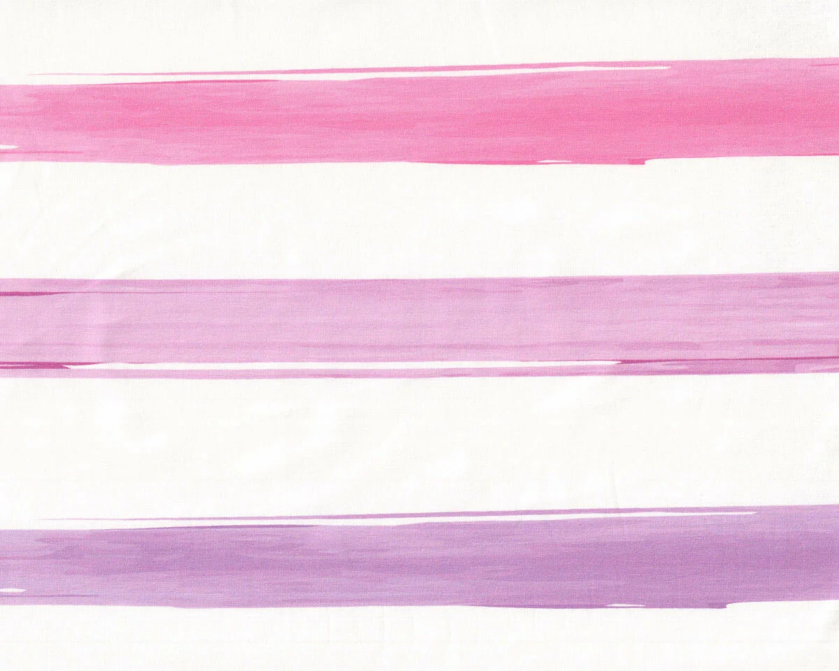 Baumwolljersey BLOCKSTREIFEN in Aquarell, rosa-lila, Hilco