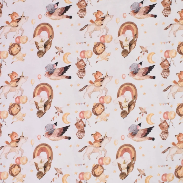Baumwolljersey Dream Party, creme