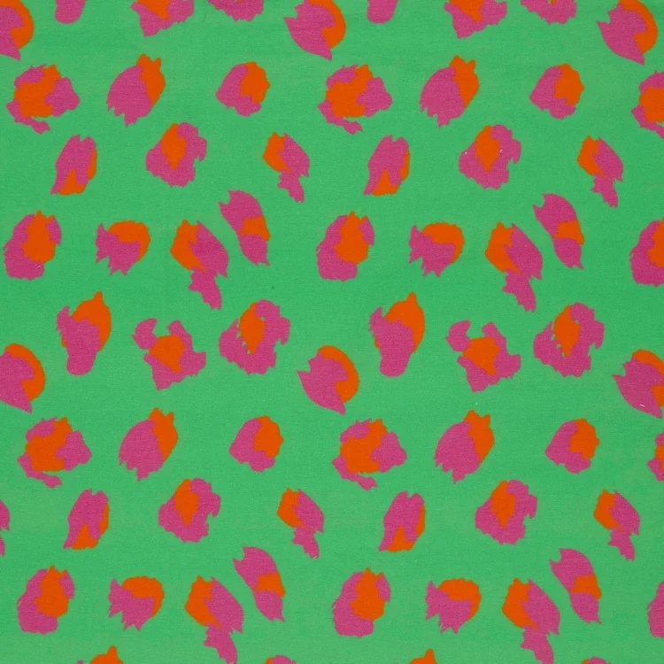 Baumwolljersey Fräulein von Julie Colorful Leo, grün