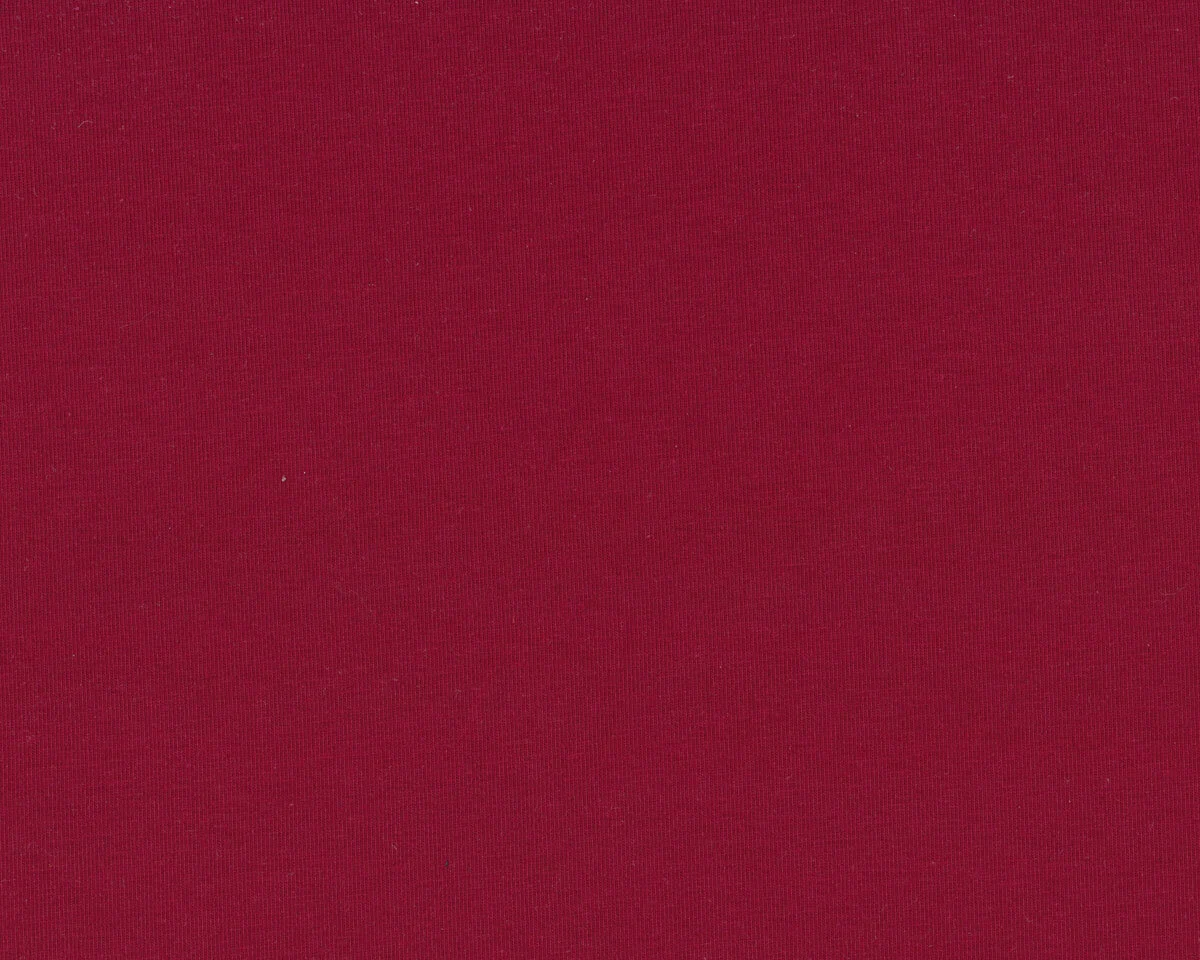 Baumwolljersey ORGANIC COTTON, dunkelrot, Mind the Maker
