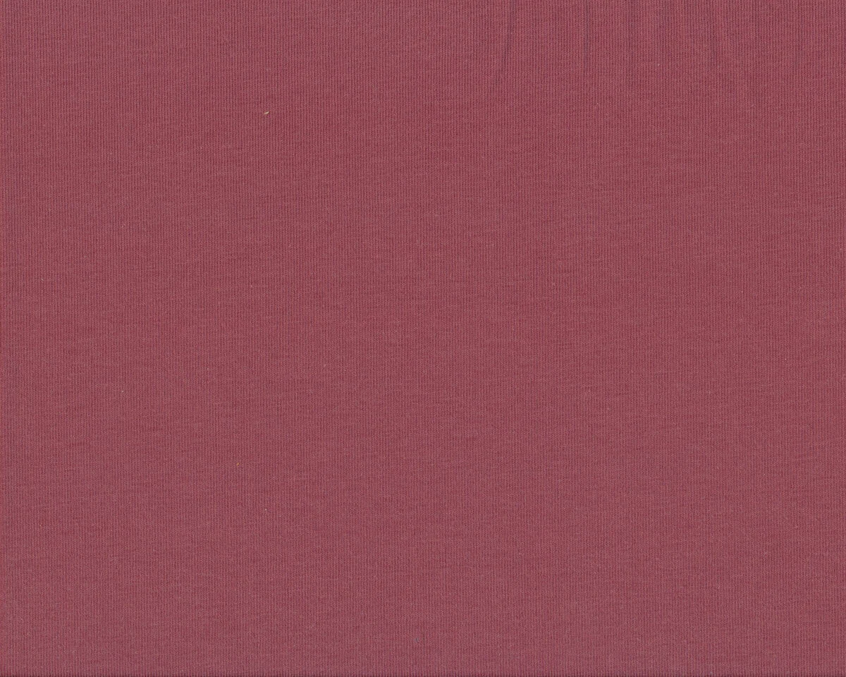 Baumwolljersey ORGANIC COTTON, dunkles altrosa, Mind the Maker