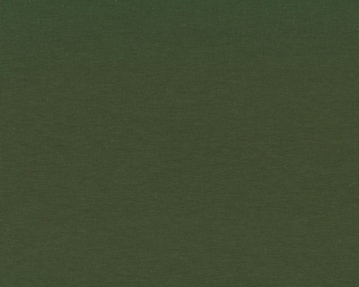 Baumwolljersey ORGANIC COTTON, dunkles olivgrün, Mind the Maker