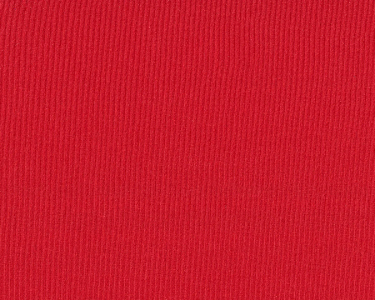 Baumwolljersey ORGANIC COTTON, rot, Mind the Maker