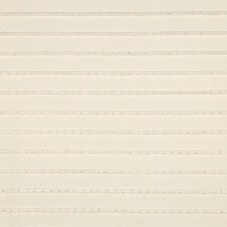 Baumwolljersey Ruffles, creme
