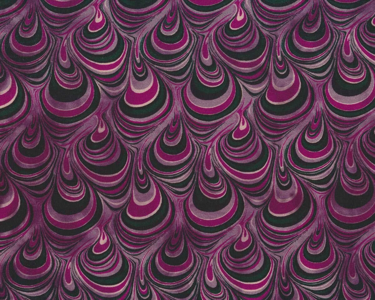 Baumwolljersey TYE DIE SWIRL, Farb-Tropfen, fuchsia, Hilco
