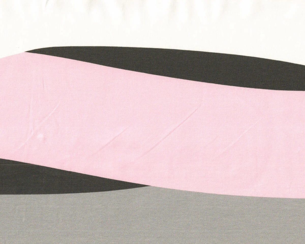 Baumwolljersey WAVE XL, Wellen-Streifen, rosa, Hilco