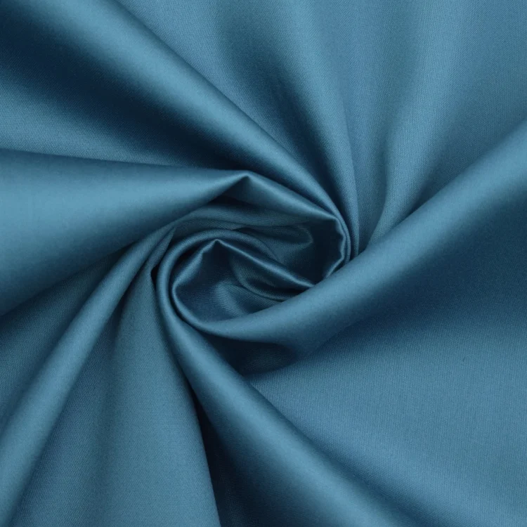 Baumwollsatin Uni, blaupetrol