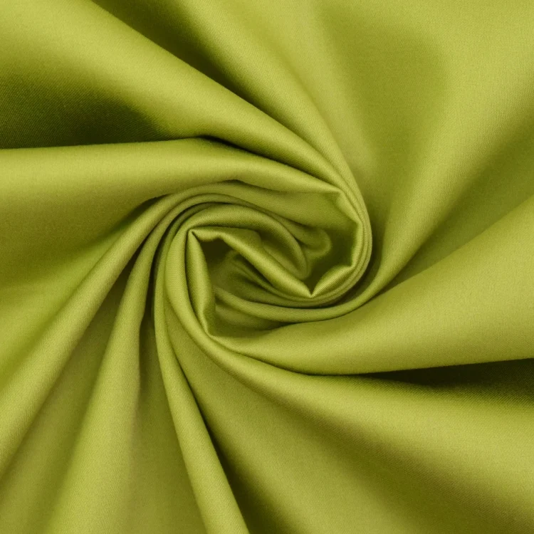 Baumwollsatin Uni, kiwi