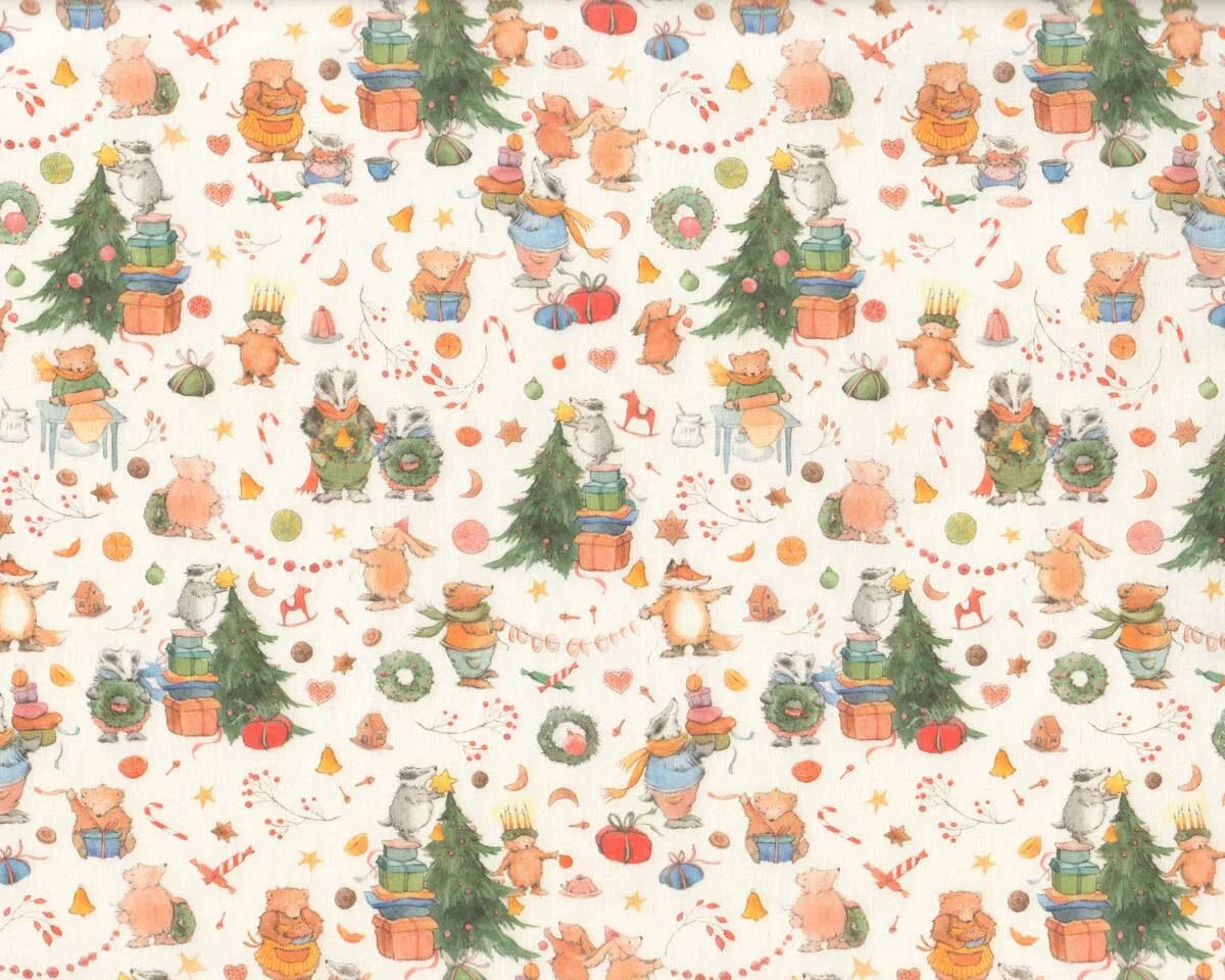 Baumwollstoff ADVENTSFREUDE, Acufactum