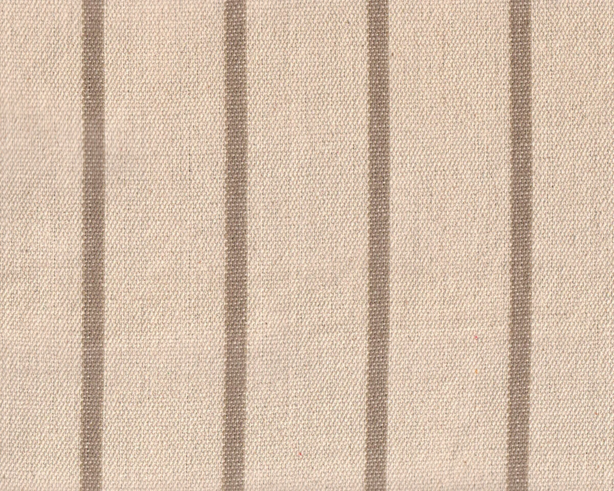 Baumwollstoff CANVAS für Hängematten, Streifen, natur-dunkelbeige