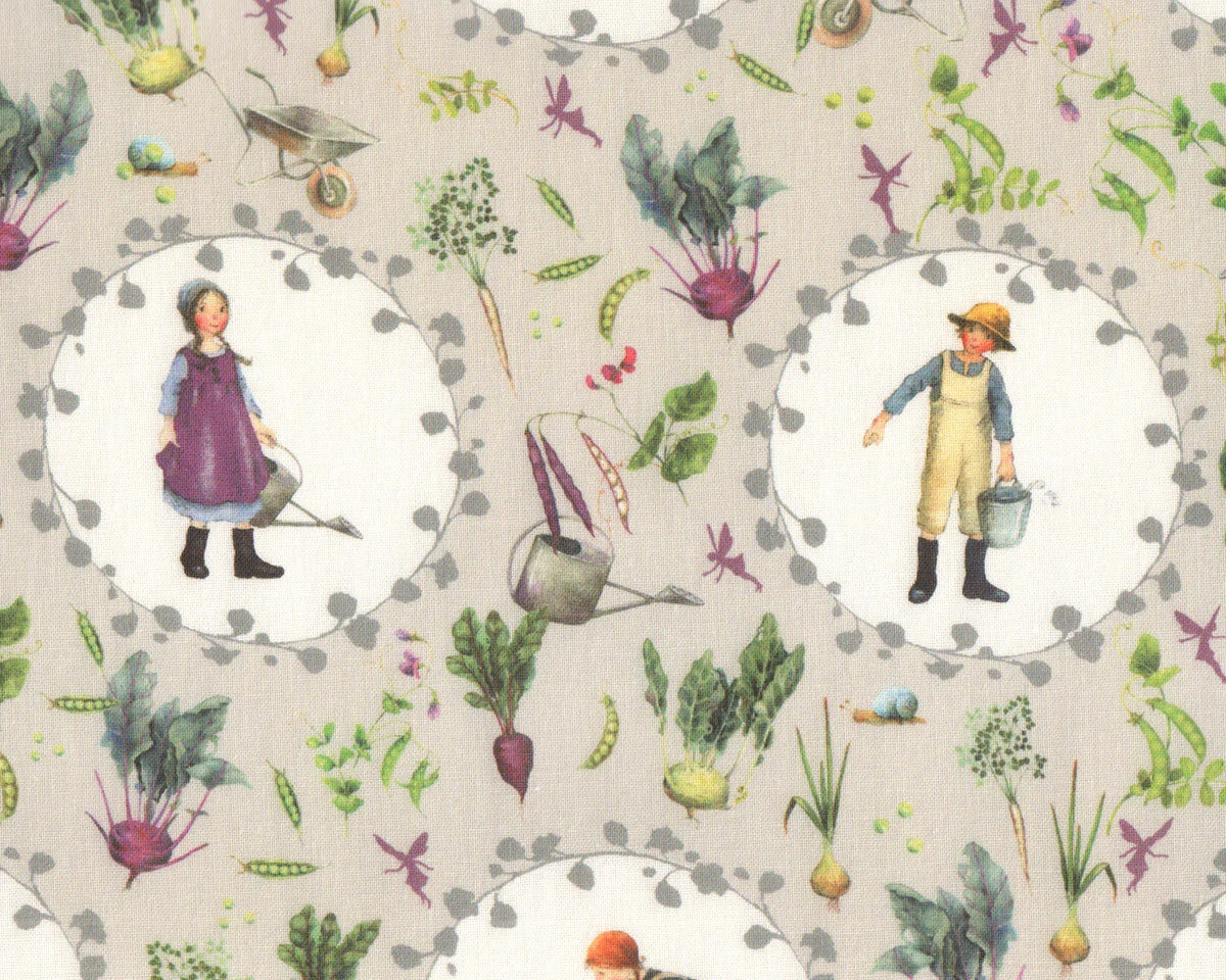 Baumwollstoff GARTENLIEBE, Acufactum
