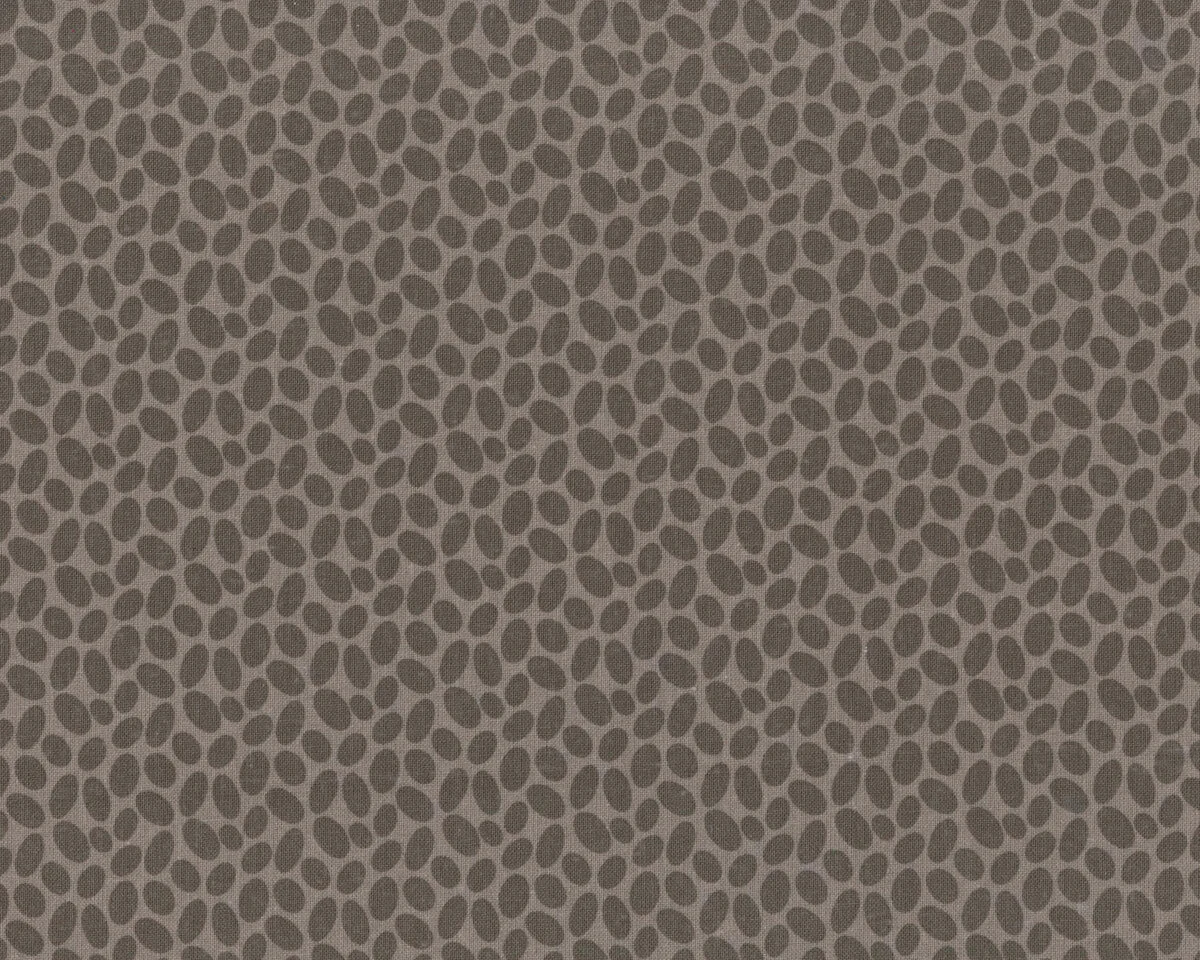 Baumwollstoff KIESEL, schlammbraun, Acufactum