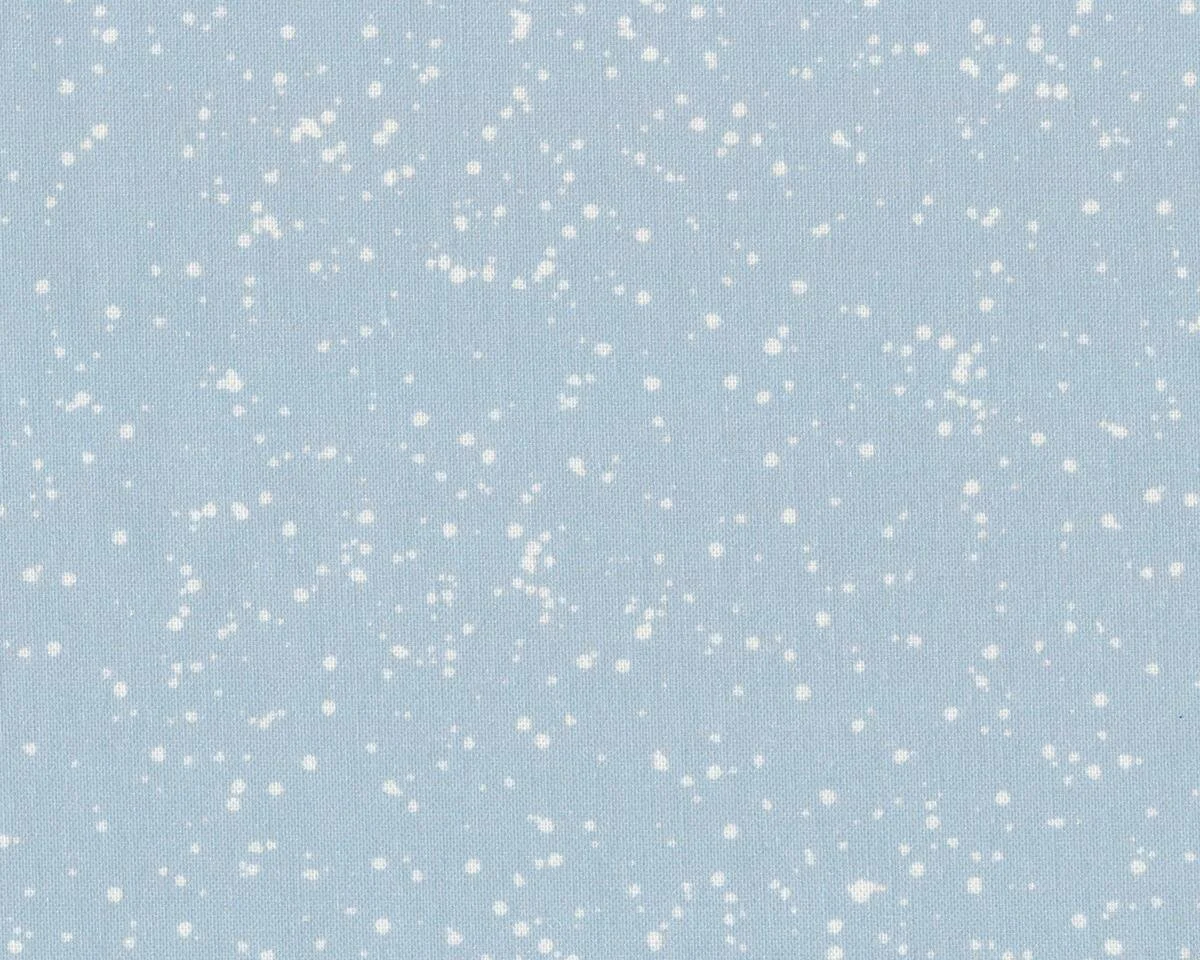 Baumwollstoff SCHNEEGESTÖBER, Tupfen, hellblau, Acufactum