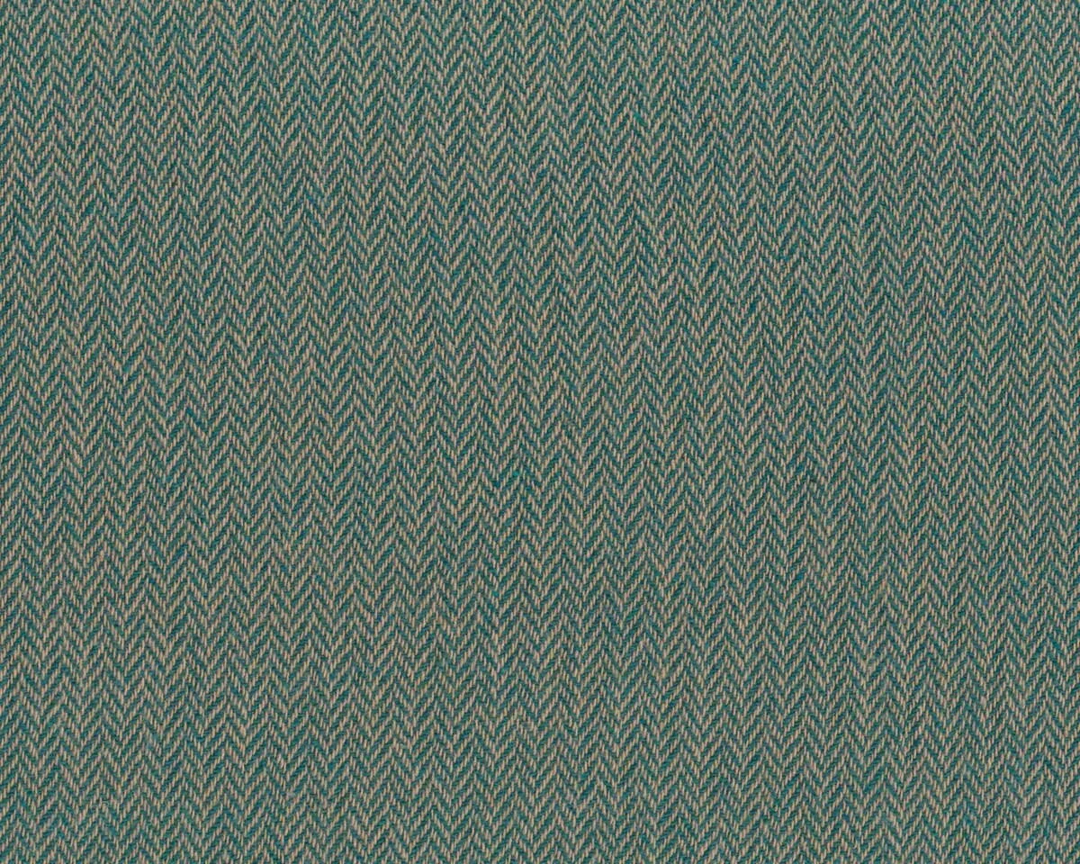 Baumwollstoff SPINA, Fischgratmuster, petrol-beige, Toptex