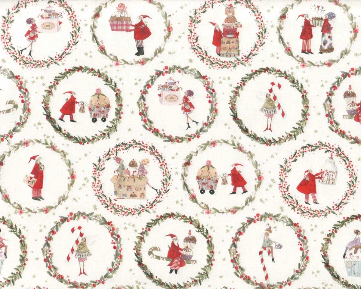 Baumwollstoff WEIHNACHTSLECKEREIEN, Acufactum