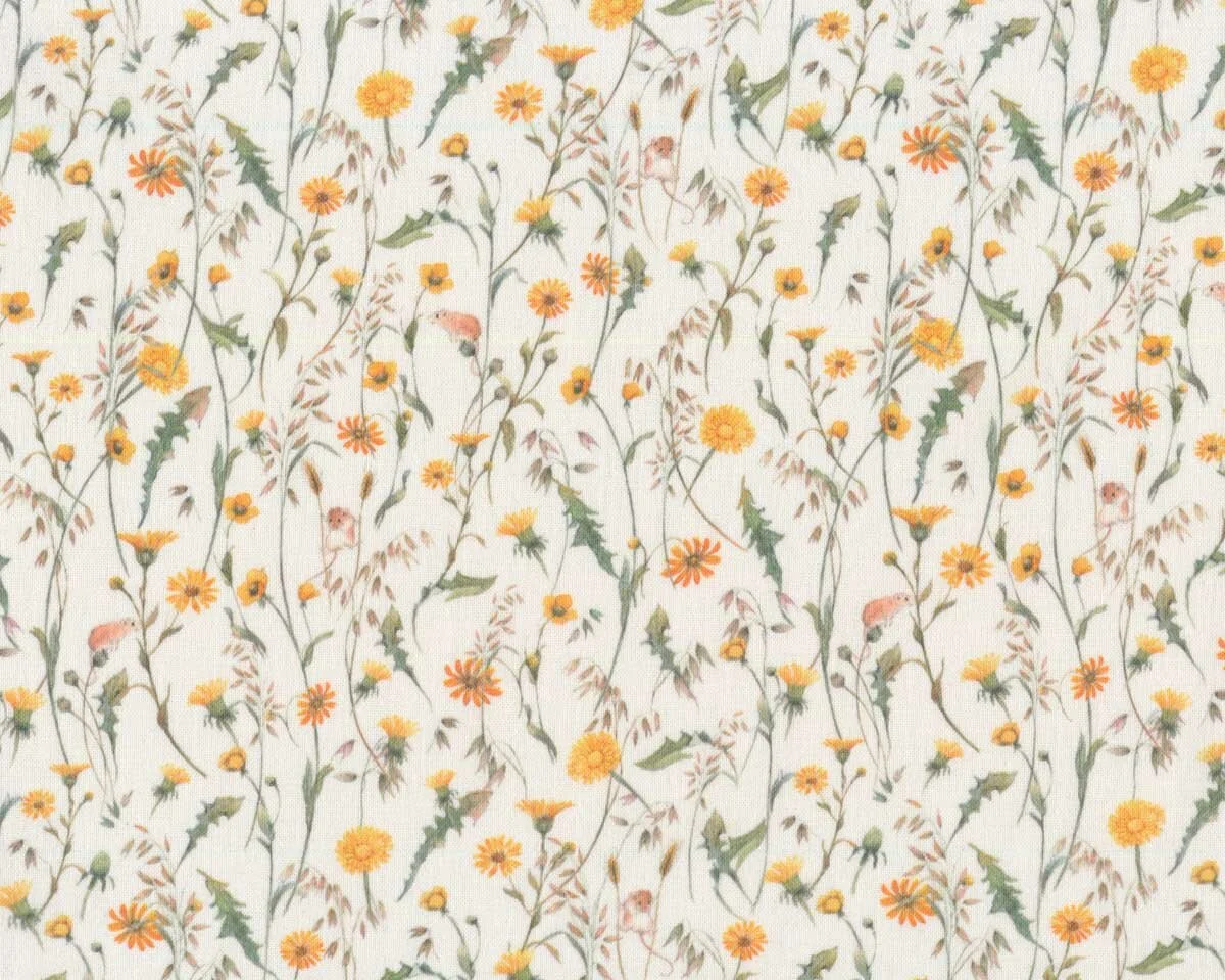 Baumwollstoff WIESENBLUMEN, Sophia Drescher, Acufactum