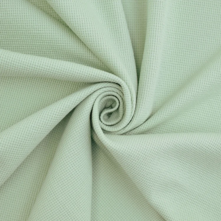 Baumwollwaffeljersey Mini, hellmint