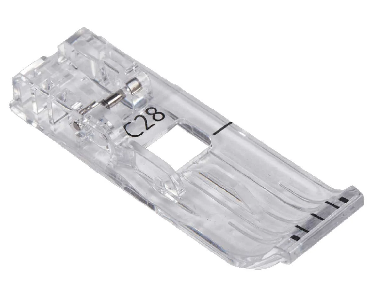 BERNINA Transparenter Cover- Kettenstichfuß # C28 für Overlock L 890