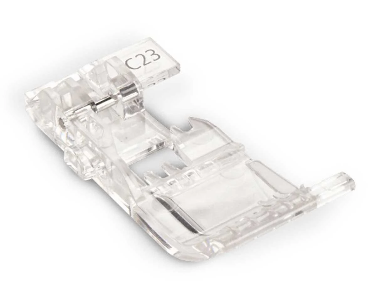 BERNINA Transparenter Kurvenfuß # C23 für Coverlock L 890