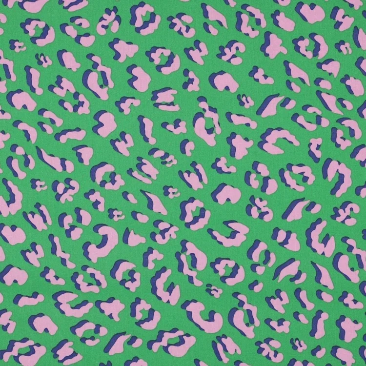 Beschichtete Baumwolle Animal Skin, grün