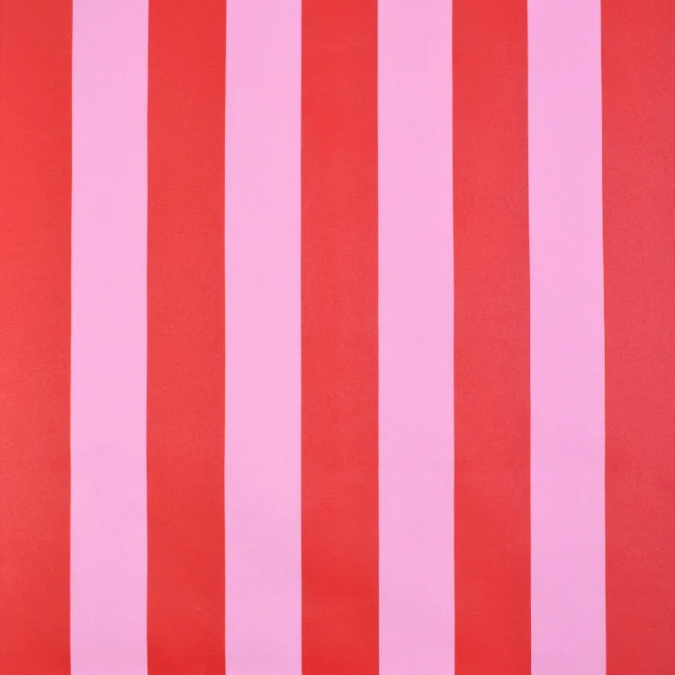 Beschichtete Baumwolle Big Stripes, rot