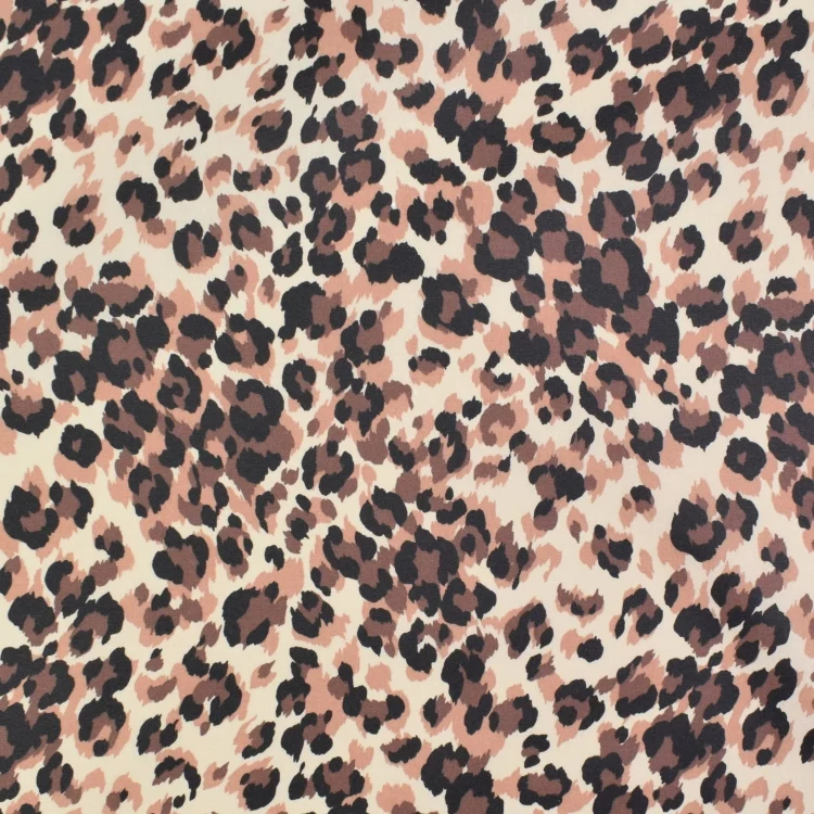 Beschichtete Baumwolle Leo, vanille