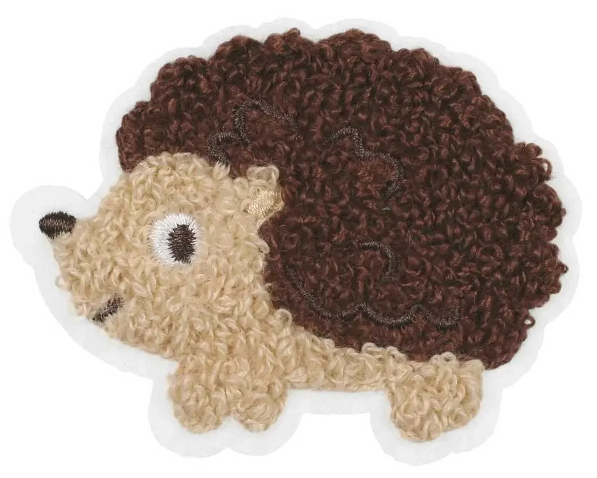Bestickte Applikation IGEL mit Plüsch, Prym