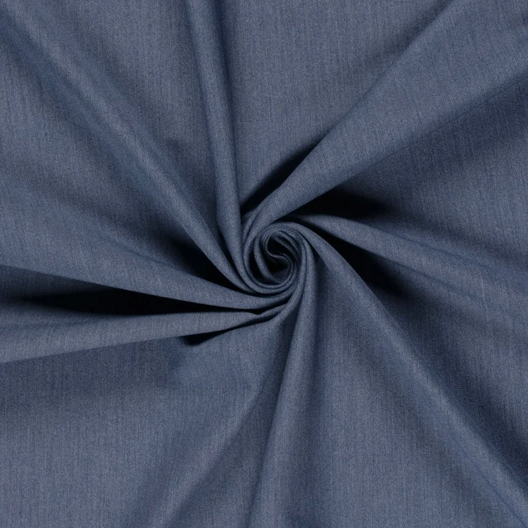 Bi Stretch Gabardine, jeansblau meliert