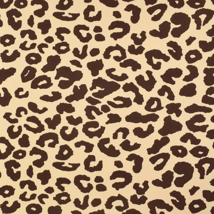 Bio- Wintersweat Leopard, braun