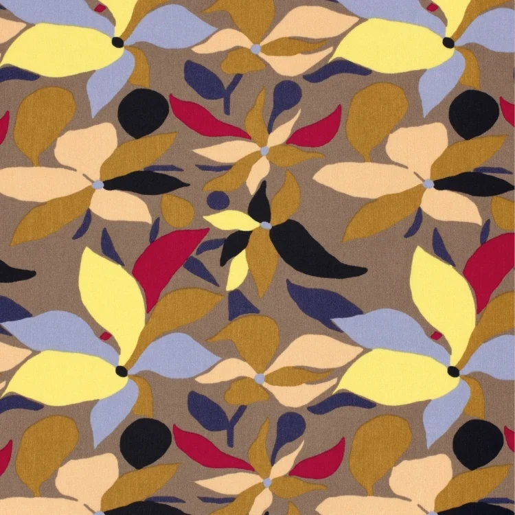 Borken Krepp Blossom, taupe
