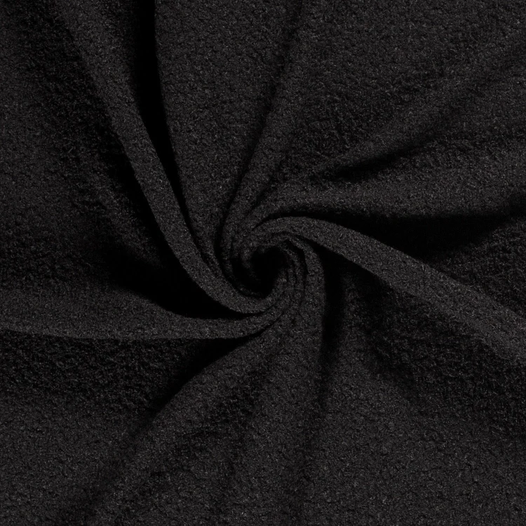 Bouclé, schwarz