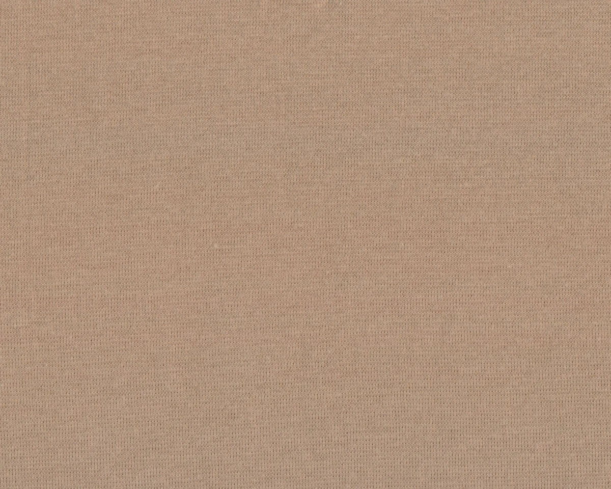 Bündchen-Stoff FEINRIPP LIGHT, beige, Swafing
