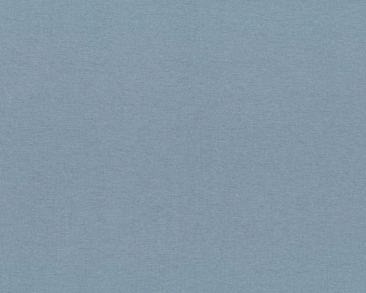 Bündchen-Stoff FEINRIPP LIGHT, gedecktes hellblau, Swafing