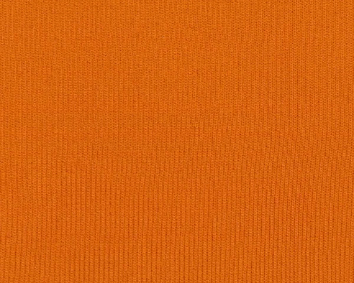 Bündchen-Stoff FEINRIPP LIGHT, gedecktes orange, Swafing