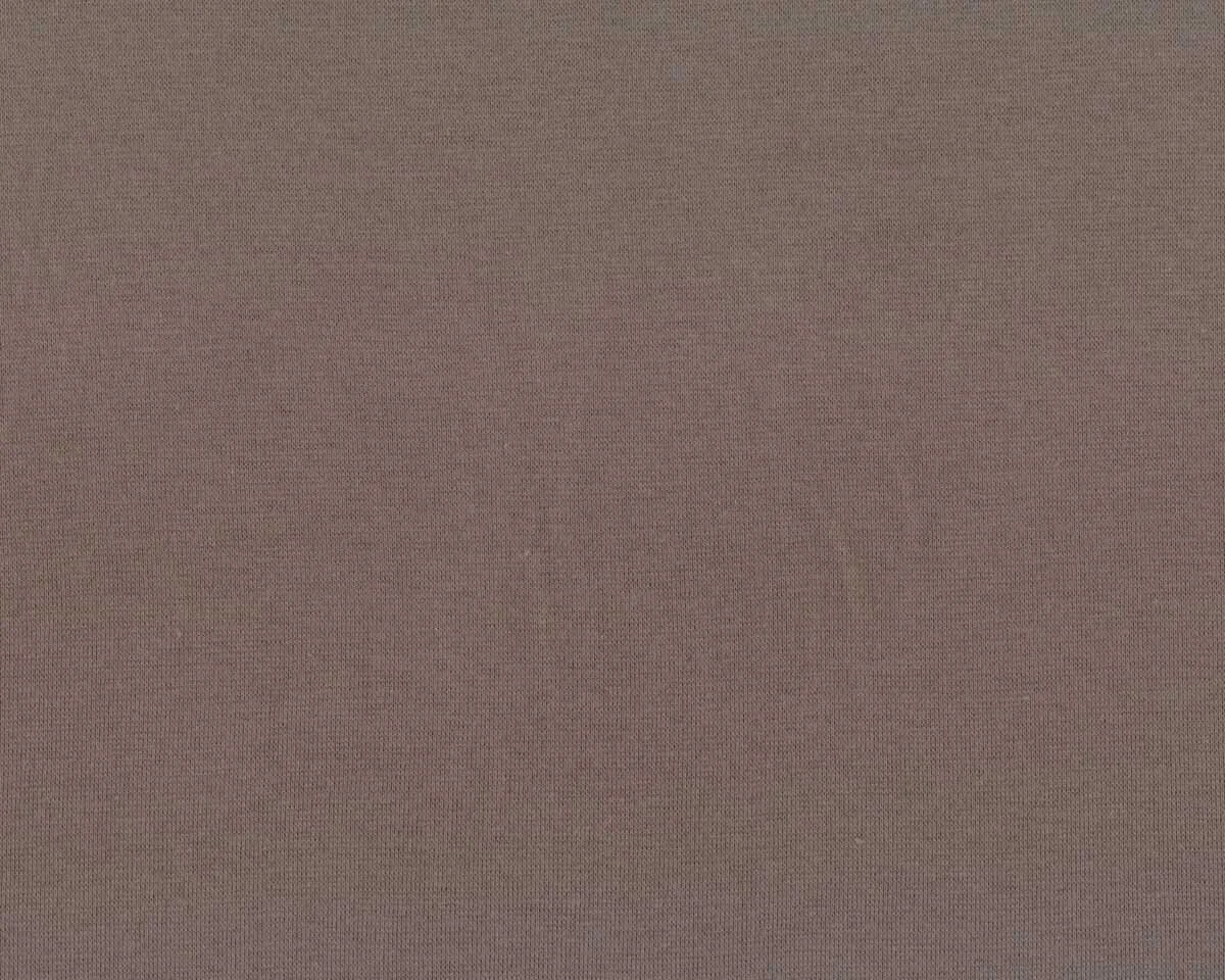 Bündchen-Stoff FEINRIPP LIGHT, schlammbraun, Swafing