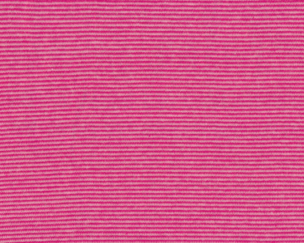 Bündchen-Stoff STELLA, Ringelstreifen, pink-rosa
