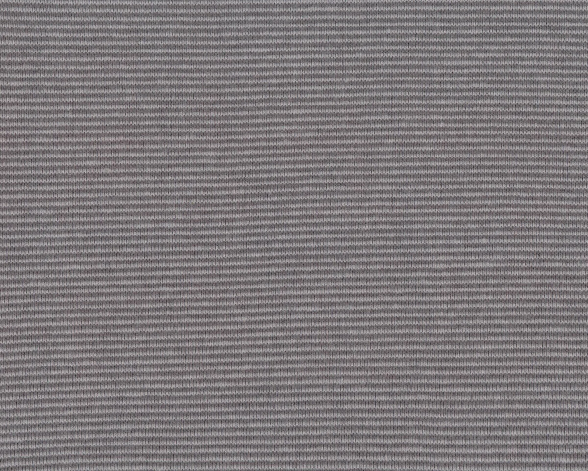 Bündchen-Stoff STELLA, Ringelstreifen, steingrau-grau