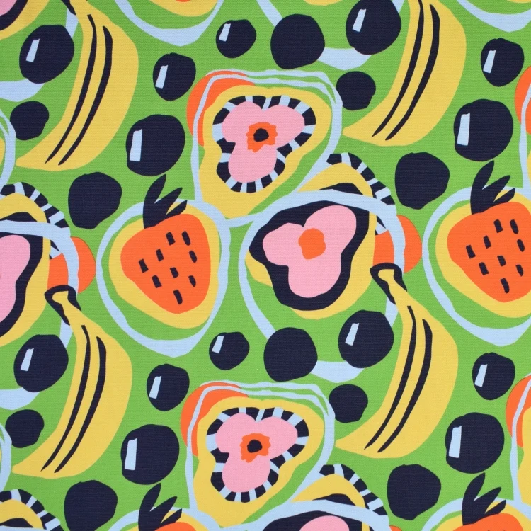 Canvas Fruits, hellgrün