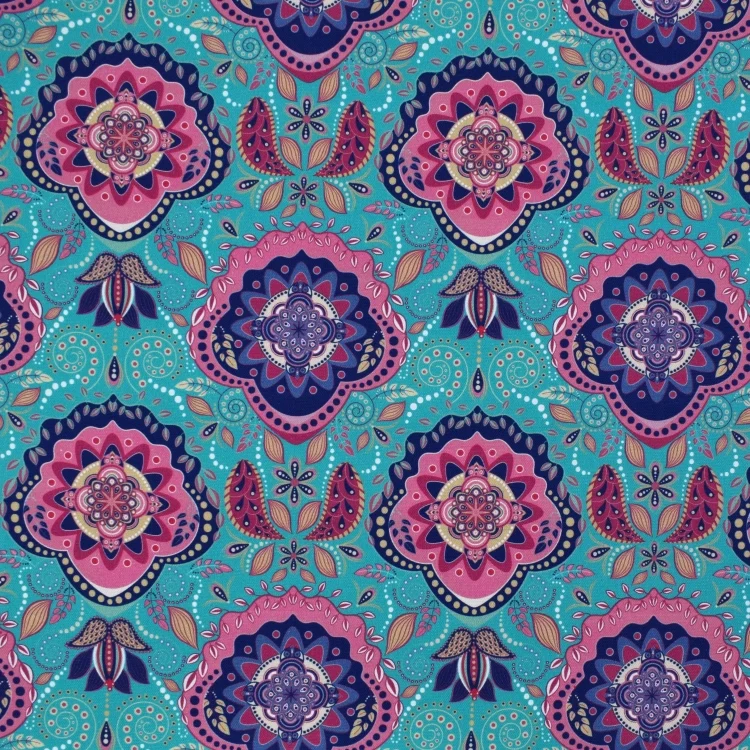 Canvas Mandala Dream, türkis