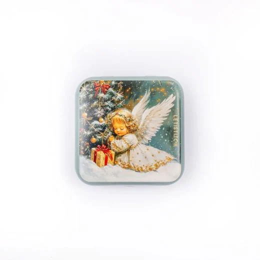 Leti Stitch Metallic Box - Christmas Angel