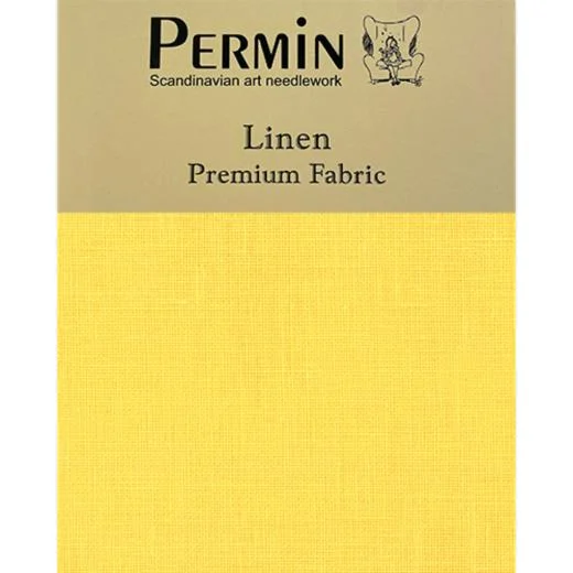 Wichelt Linen 32ct - Yellow 70x50 cm