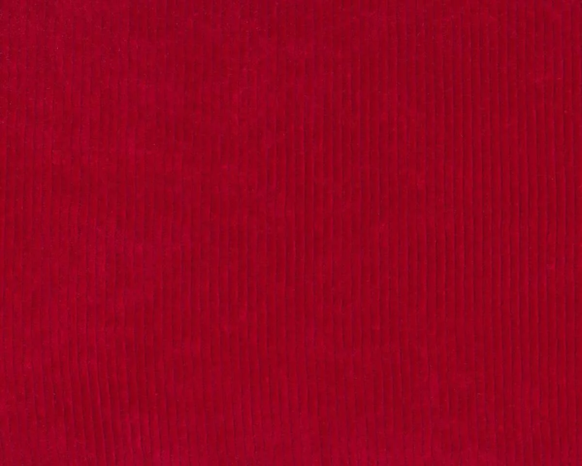 Cord-Nickistoff JUNA, rot