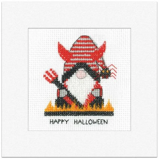 Heritage Crafts - Gonk Card Devil Halloween