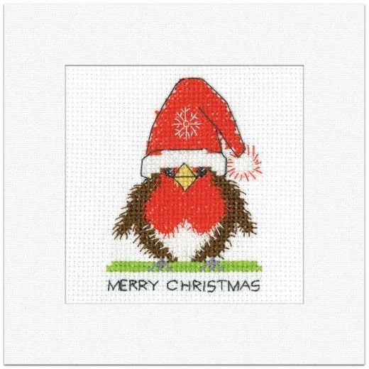 Heritage Crafts - Robin Card Santa