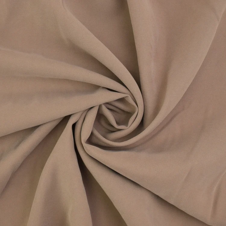 Cupro Touch Twill Pia, dunkelbeige