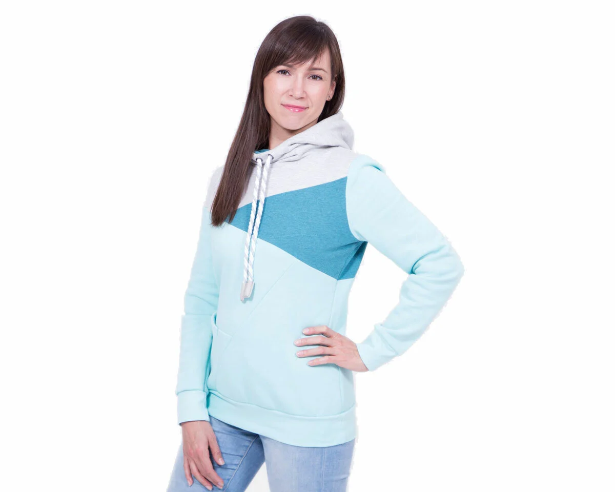 Damen-Schnittmuster Freestyle Hoodie NELLY, pattydoo