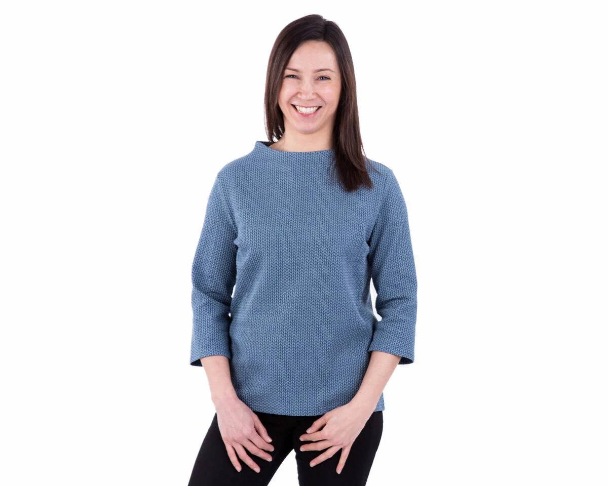 Damen-Schnittmuster Turtleneck-Shirt STELLA, pattydoo